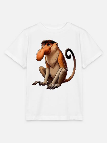 Nasenbär Affe png - Stanley/Stella Kinder T-Shirt MINI CREATOR - Weiß