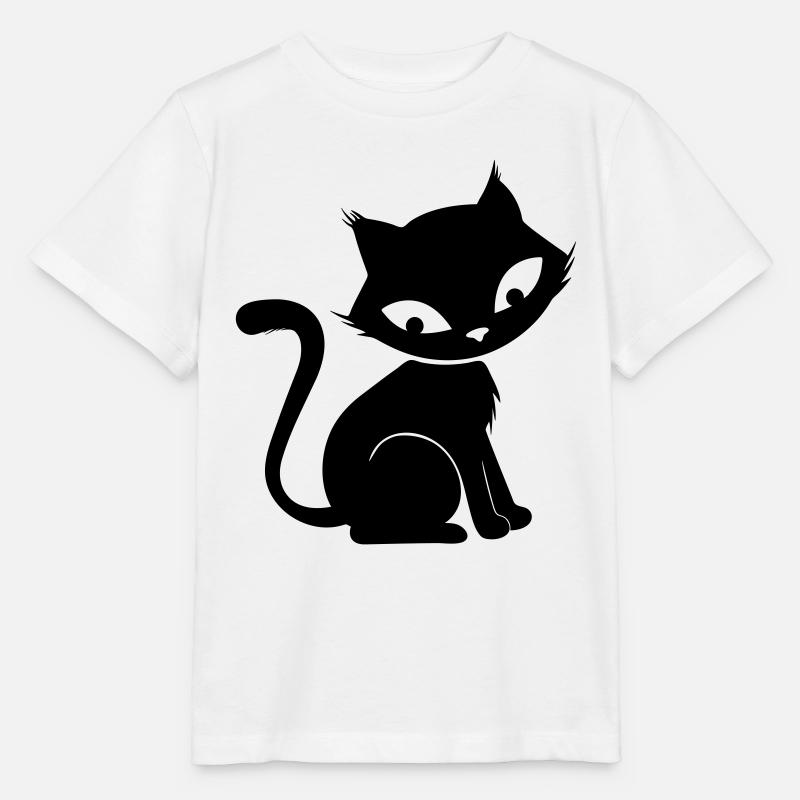Süße Katze - Stanley/Stella Kinder T-Shirt MINI CREATOR  - Weiß