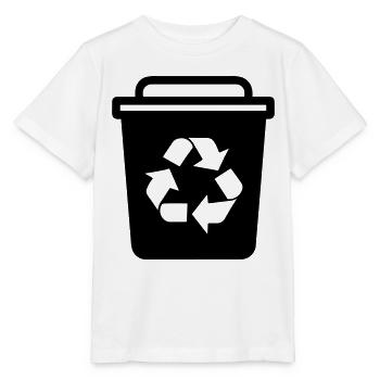 poubelle - T-shirt bio MINI CREATOR Stanley/Stella Enfant - blanc - Devant - Maike (125cm)