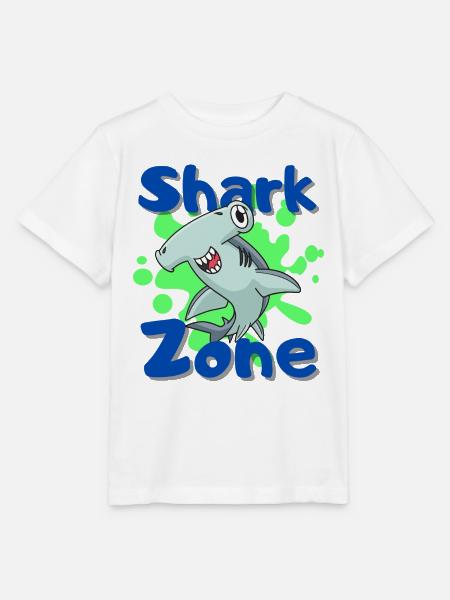 Shark Zone - Stanley/Stella Kinder T-Shirt MINI CREATOR - Weiß