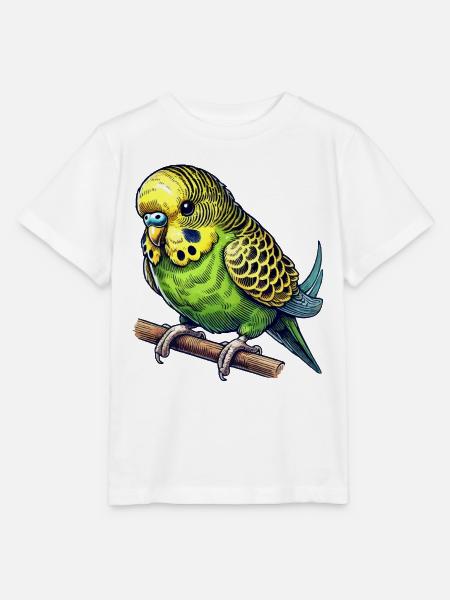 Wellensittich - Stanley/Stella Kinder T-Shirt MINI CREATOR - Weiß