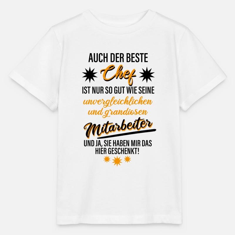 Der Beste Chef Der Welt - Stanley/Stella Kinder T-Shirt MINI CREATOR - Weiß
