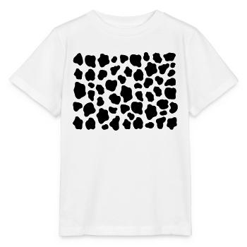 Cow Spots Cow Pattern Cow Spots Dalmatian Fur - Stanley/Stella MINI CREATOR Kids’ T-Shirt - white - Front - Maike (125cm)