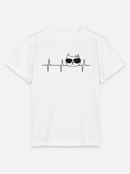 Lustige Katze - Katzenbesitzer Lustige Katze - Stanley/Stella Kinder T-Shirt MINI CREATOR  - Weiß