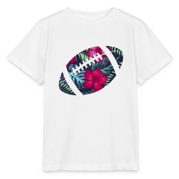 tropical rugby - Stanley/Stella MINI CREATOR Kids’ T-Shirt - white - Front - Maike (125cm)