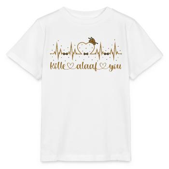 Kölle alaaf you Karneval Konfetti Herzschlag Köln - Stanley/Stella Kinder T-Shirt MINI CREATOR  - Weiß - Vorne - Maike (125cm)