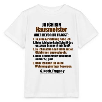 Profession Concierge Emploi Proverbes Drôles - T-shirt bio MINI CREATOR Stanley/Stella Enfant - blanc - Devant - Maike (125cm)
