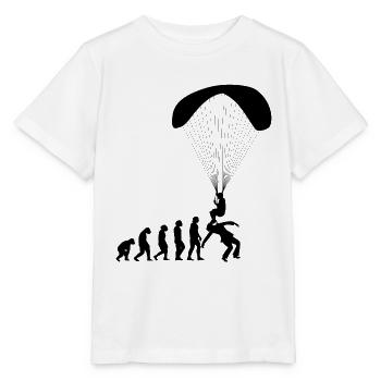 Evolution Paragliding Paraglider Paraglider Shirt - Stanley/Stella MINI CREATOR Kids’ T-Shirt - white - Front - Maike (125cm)