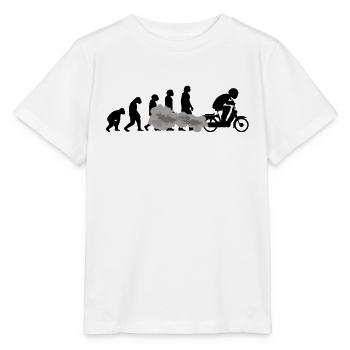 Moped scooter EVOLUTION moped moped driver moped - Stanley/Stella MINI CREATOR Kids’ T-Shirt - white - Front - Maike (125cm)