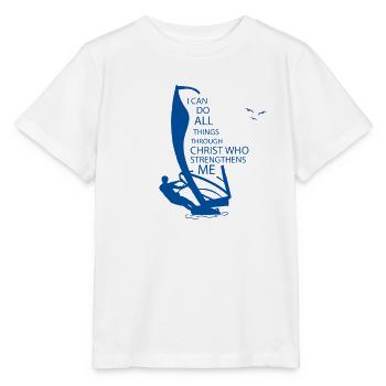 Planche à voile voile planche à voile - T-shirt bio MINI CREATOR Stanley/Stella Enfant - blanc - Devant - Maike (125cm)