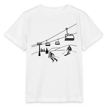 Ski Remontées mécaniques Ski Ski Skis - T-shirt bio MINI CREATOR Stanley/Stella Enfant - blanc - Devant - Maike (125cm)