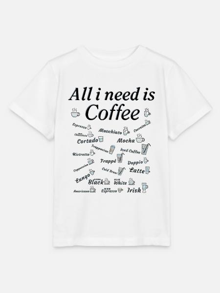Kaffee Sammlung Kaffeetrinker Kaffeeliebhaber - Stanley/Stella Kinder T-Shirt MINI CREATOR - Weiß