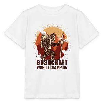 Bushcrafter Survival Outdoor-Camping - Stanley/Stella Kinder T-Shirt MINI CREATOR  - Weiß - Vorne - Maike (125cm)