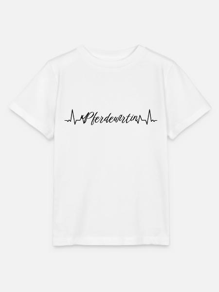 Pferde Herzschlag Pferdewirtin - Stanley/Stella Kinder T-Shirt MINI CREATOR  - Weiß