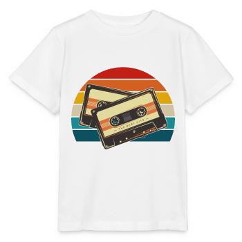 Cassette - Stanley/Stella MINI CREATOR Kids’ T-Shirt - white - Front - Maike (125cm)