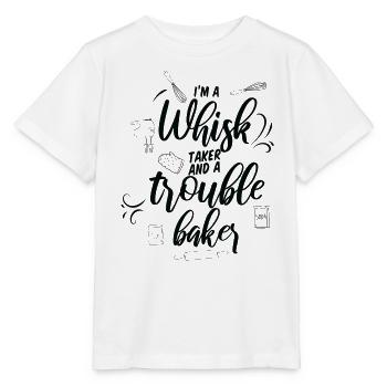 Je suis un manieur de fouet et un - T-shirt bio MINI CREATOR Stanley/Stella Enfant - blanc - Devant - Maike (125cm)