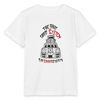 Free Party Sound System - Stanley/Stella MINI CREATOR Kids’ T-Shirt - white - Front - Maike (125cm)