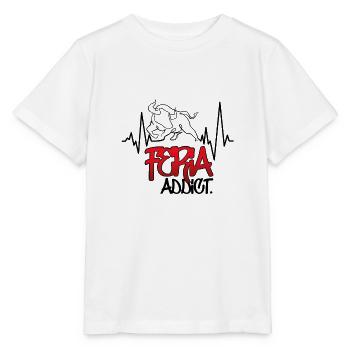 Feria addict heartbeat - Stanley/Stella MINI CREATOR Kids’ T-Shirt - white - Front - Maike (125cm)