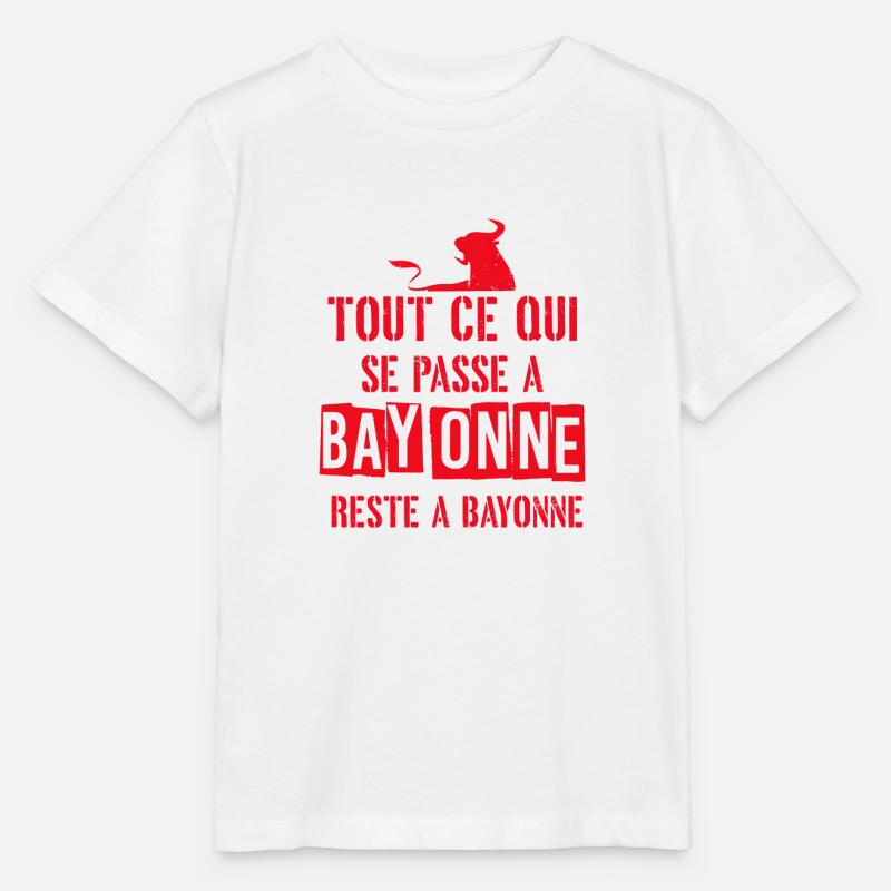Feria de Bayonne - T-shirt bio MINI CREATOR Stanley/Stella Enfant - blanc