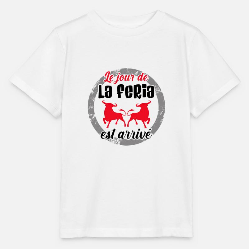 Le jour de la Féria est arrivé ! - T-shirt bio MINI CREATOR Stanley/Stella Enfant - blanc