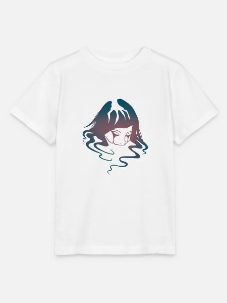 Frauengesicht im Wasser - Stanley/Stella Kinder T-Shirt MINI CREATOR - Weiß
