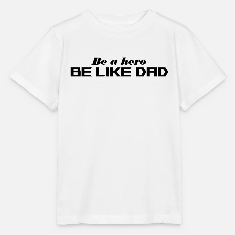 Be a hero - Stanley/Stella MINI CREATOR Kids’ T-Shirt - white