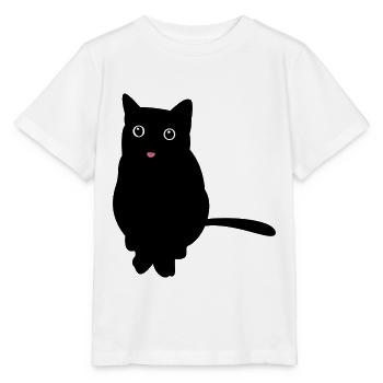 black cat - black cat - Stanley/Stella MINI CREATOR Kids’ T-Shirt - white - Front - Maike (125cm)