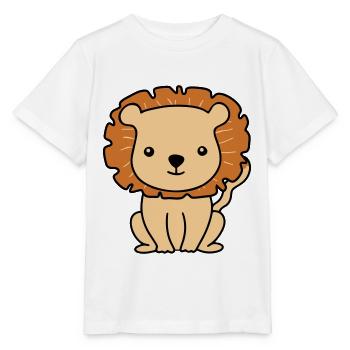 Baby Lion Lion Baby Cartoon pour bébés et enfants - T-shirt bio MINI CREATOR Stanley/Stella Enfant - blanc - Devant - Maike (125cm)