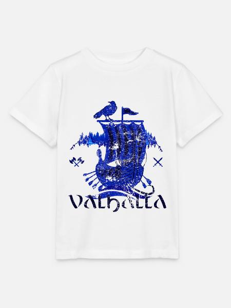 Valhalla Viking Vikings Bjoern Eisenseite - Stanley/Stella Kinder T-Shirt MINI CREATOR  - Weiß