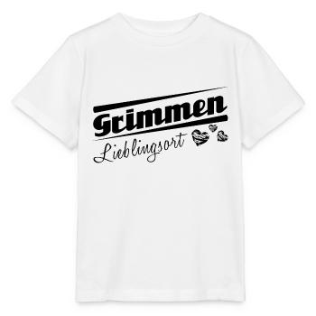 Grimmen - Lieblingsort mit Stadtnamen - Stanley/Stella Kinder T-Shirt MINI CREATOR  - Weiß - Vorne - Maike (125cm)