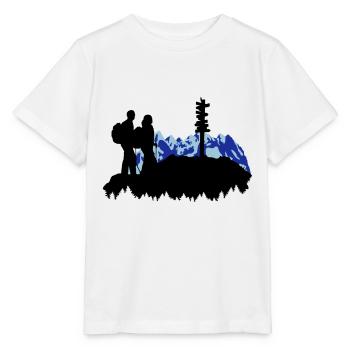 Randonnées en montagne - Randonneurs - T-shirt bio MINI CREATOR Stanley/Stella Enfant - blanc - Devant - Maike (125cm)