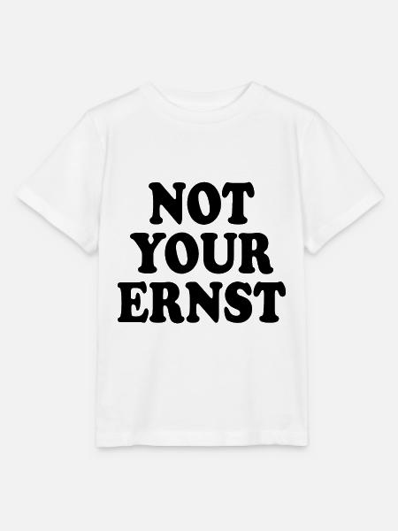 Not your ernst - Stanley/Stella Kinder T-Shirt MINI CREATOR  - Weiß