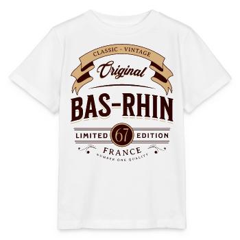 Département 67 Département Du Bas-Rhin France - T-shirt bio MINI CREATOR Stanley/Stella Enfant - blanc - Devant - Maike (125cm)