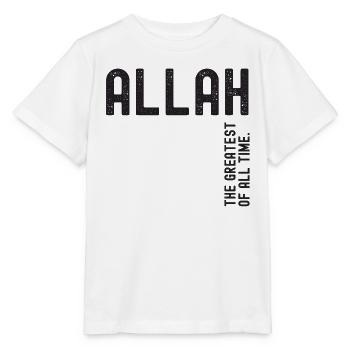 Allah the greatest of all time - Stanley/Stella MINI CREATOR Kids’ T-Shirt - white - Front - Maike (125cm)