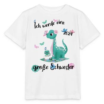 Ich Werde Eine Große Schwester 2024 - Stanley/Stella Kinder T-Shirt MINI CREATOR  - Weiß - Vorne - Maike (125cm)