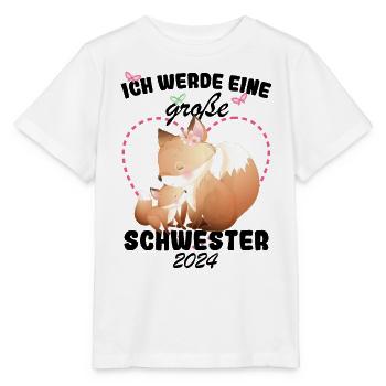 Ich Werde Eine Große Schwester 2024 - Stanley/Stella Kinder T-Shirt MINI CREATOR  - Weiß - Vorne - Maike (125cm)