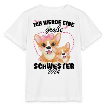 Ich Werde Eine Große Schwester 2024 - Stanley/Stella Kinder T-Shirt MINI CREATOR  - Weiß - Vorne - Maike (125cm)