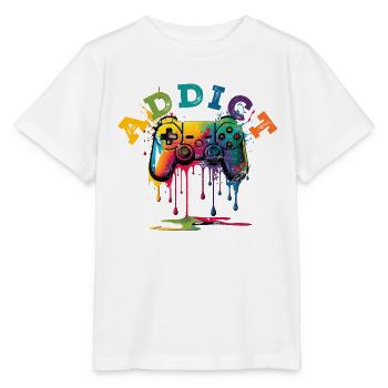 Gamer Addict - Stanley/Stella MINI CREATOR Kids’ T-Shirt - white - Front - Maike (125cm)