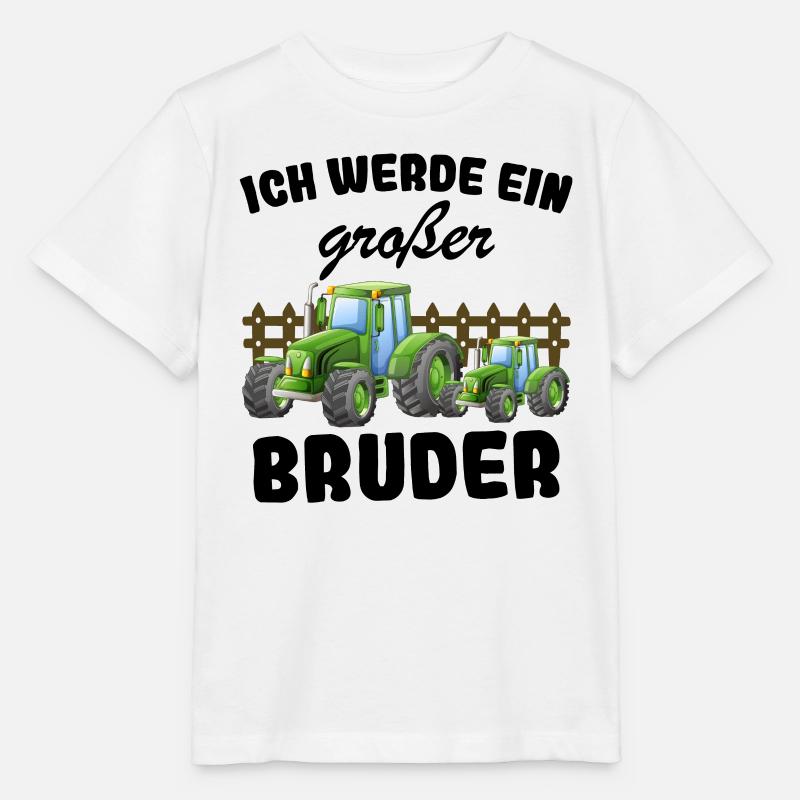 Nachwuchs Verkünden | Ich Werde Großer Bruder 2025 - Stanley/Stella Kinder T-Shirt MINI CREATOR - Weiß