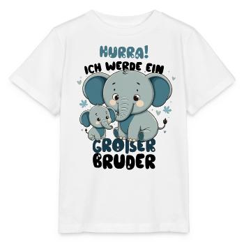 Announcing offspring | I'm going to be a big brother in 2025 - Stanley/Stella MINI CREATOR Kids’ T-Shirt - white - Front - Maike (125cm)
