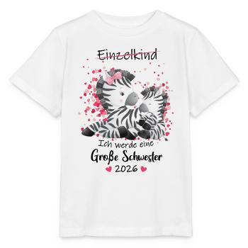 Announcing offspring I'm going to be a big sister in 2026 - Stanley/Stella MINI CREATOR Kids’ T-Shirt - white - Front - Maike (125cm)