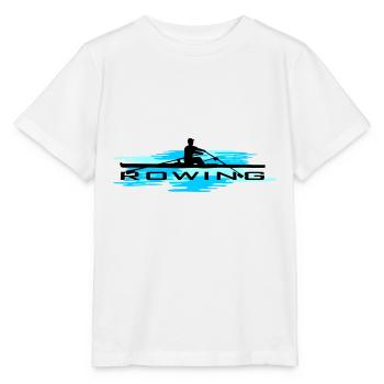 Rudern, Ruderer und Wasser - Stanley/Stella Kinder T-Shirt MINI CREATOR  - Weiß - Vorne - Maike (125cm)
