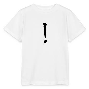 Point d’exclamation / Point d’exclamation en noir - T-shirt bio MINI CREATOR Stanley/Stella Enfant - blanc - Devant - Maike (125cm)