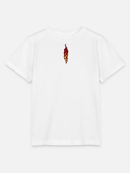 flammen - Stanley/Stella MINI CREATOR Kids’ T-Shirt - white