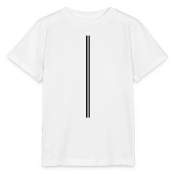 lignes - T-shirt bio MINI CREATOR Stanley/Stella Enfant - blanc - Devant - Maike (125cm)