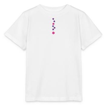Blumenmuster - Stanley/Stella Kinder T-Shirt MINI CREATOR  - Weiß - Vorne - Maike (125cm)