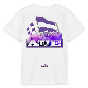 Erzgebirge Aue all4one - T-shirt bio MINI CREATOR Stanley/Stella Enfant - blanc - Devant - Maike (125cm)