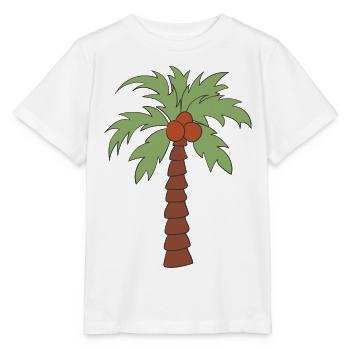 Palm tree - Stanley/Stella MINI CREATOR Kids’ T-Shirt - white - Front - Maike (125cm)