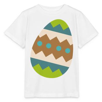 Osterei - Stanley/Stella Kinder T-Shirt MINI CREATOR  - Weiß - Vorne - Maike (125cm)