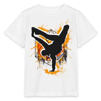 Breakdance - Breakdancer - Breakdancing - Bboy - Stanley/Stella MINI CREATOR Kids’ T-Shirt - white - Front - Maike (125cm)